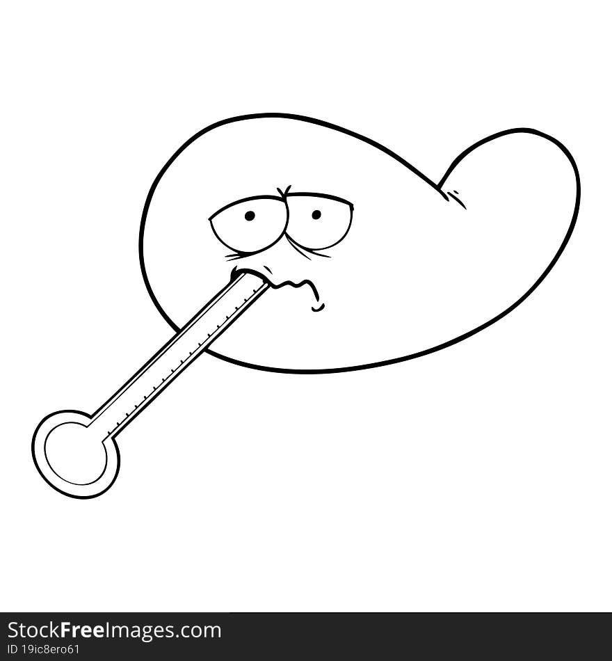 cartoon ill gall bladder. cartoon ill gall bladder