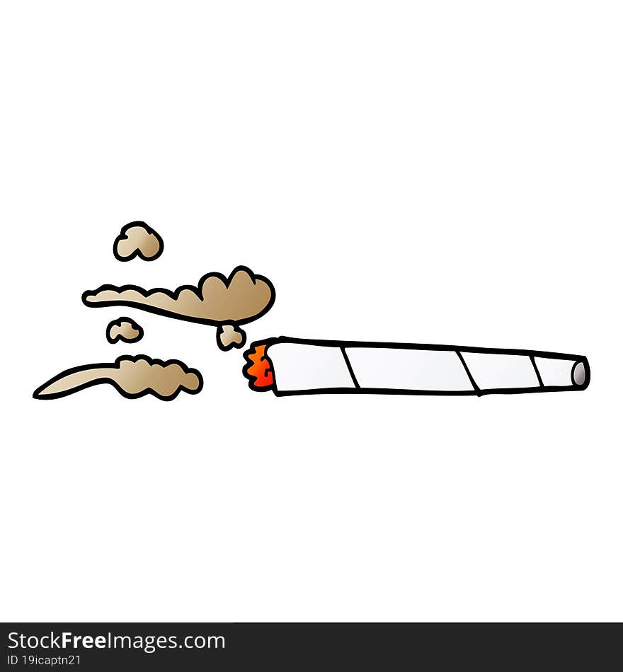 Cartoon Doodle Lit Joint