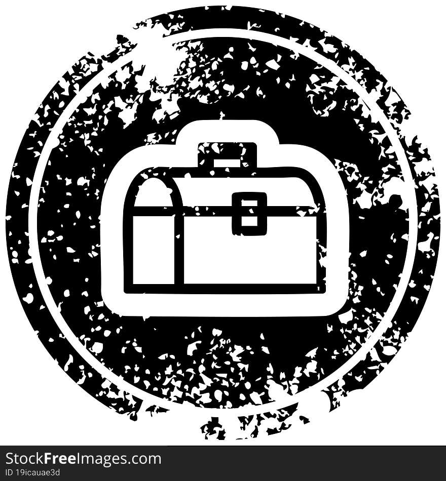 tool box distressed icon