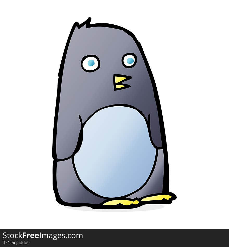 cartoon penguin