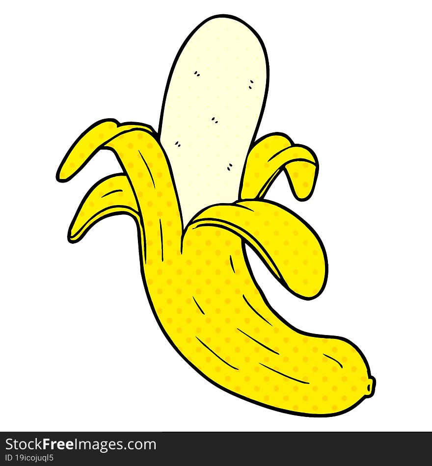 cartoon banana. cartoon banana