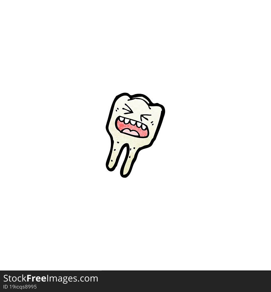 tooth cartoon character