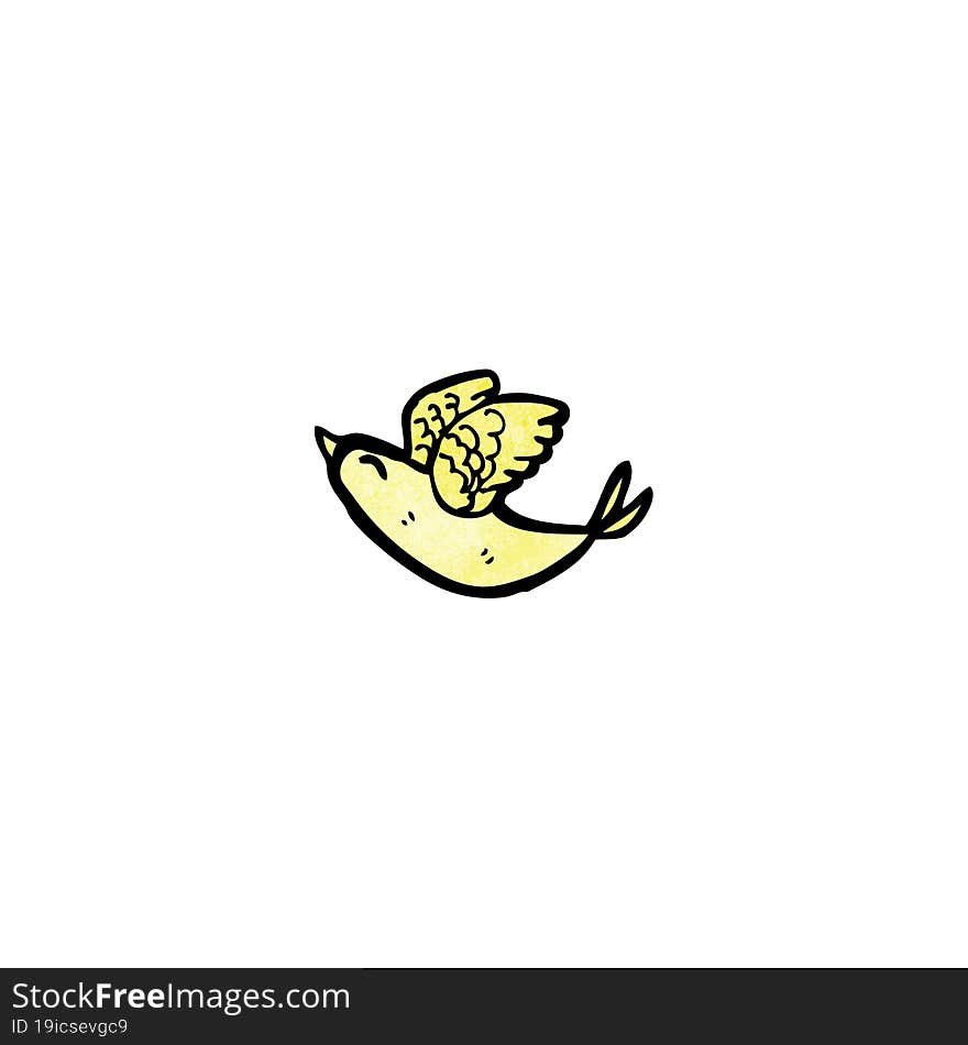 cartoon little bird