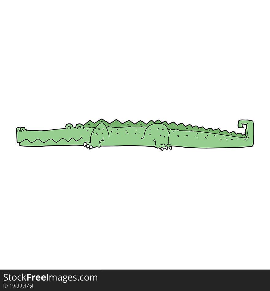 cartoon crocodile. cartoon crocodile