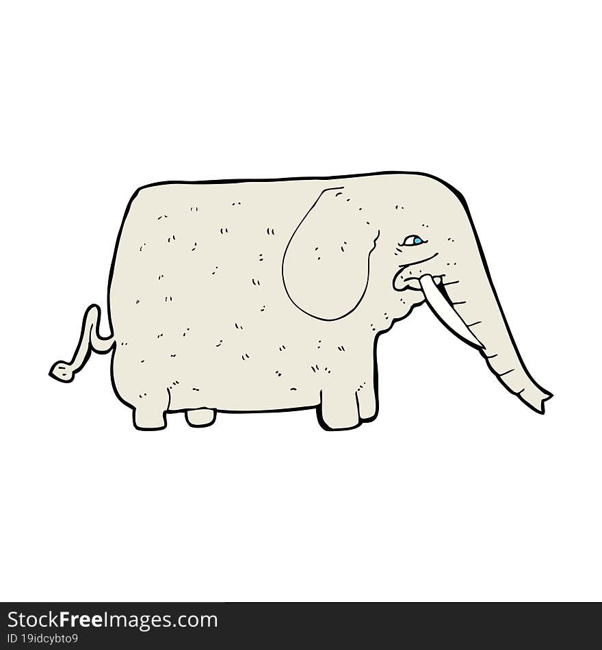 cartoon big elephant