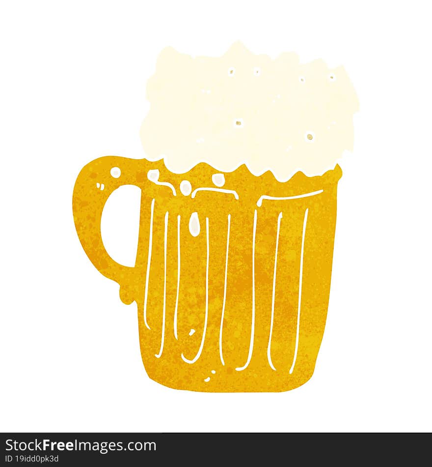 cartoon mug of beer