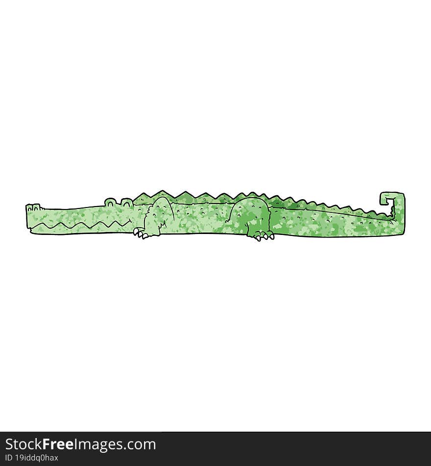 cartoon crocodile. cartoon crocodile