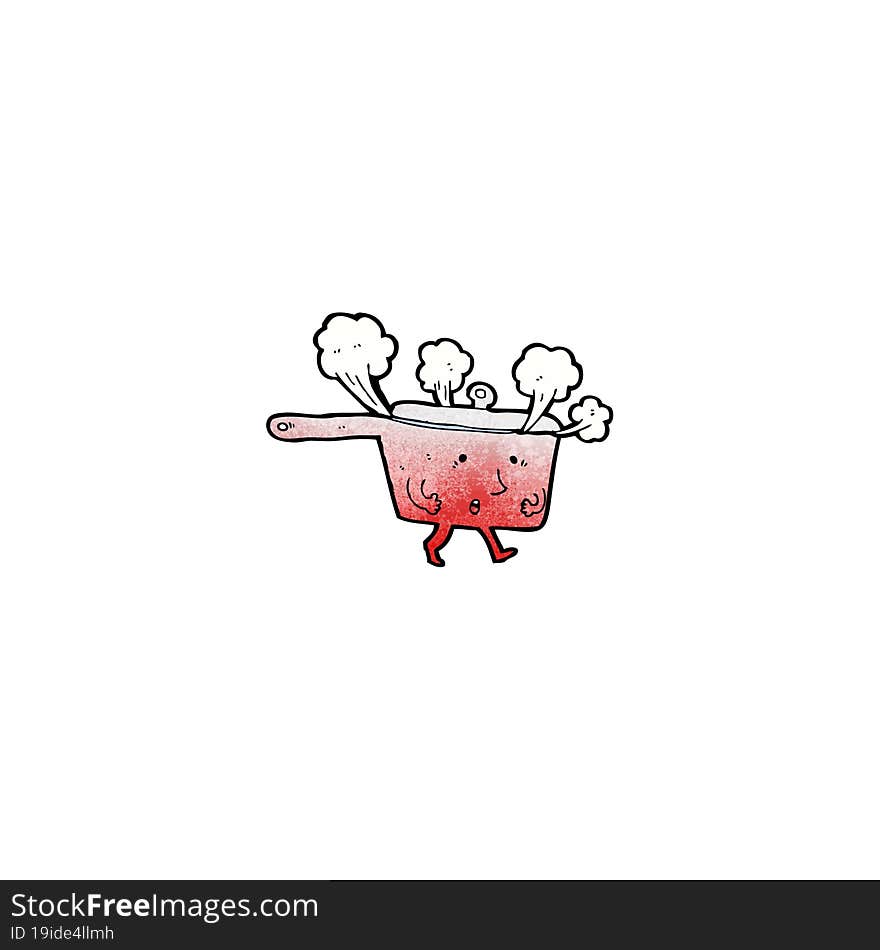 Red Hot Pan Cartoon