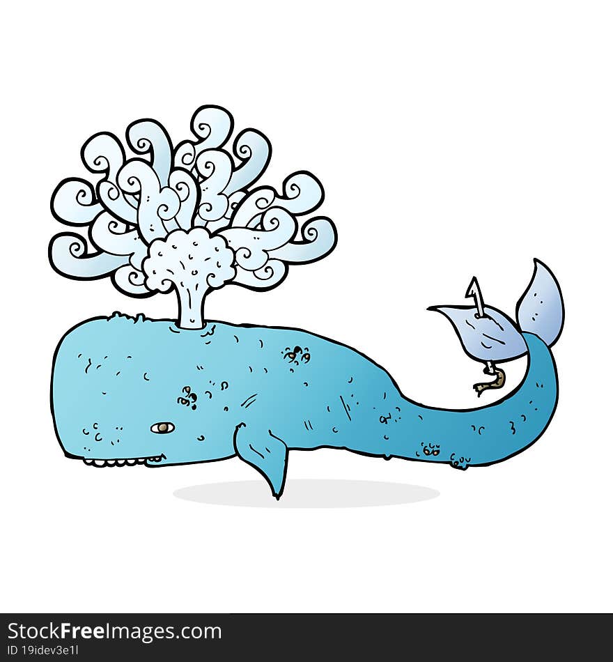 cartoon whale