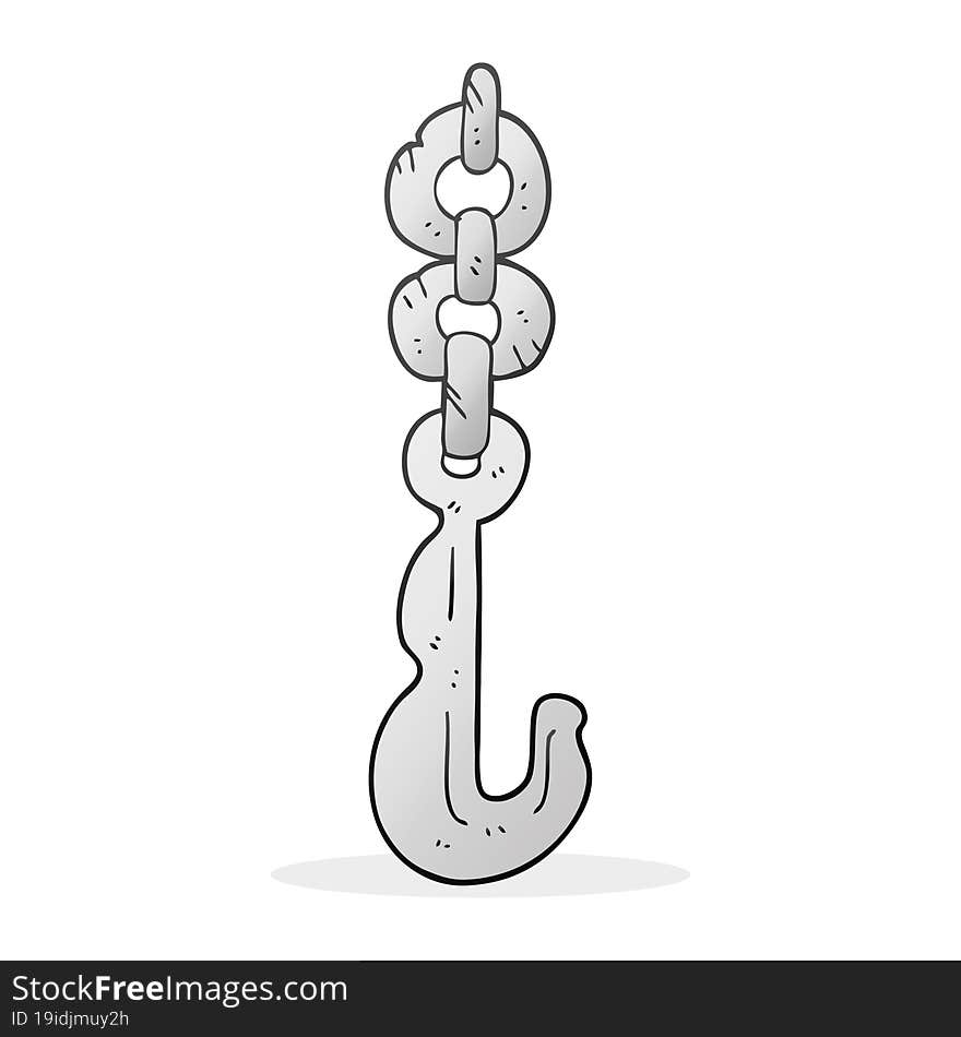 Cartoon Hook And Chain