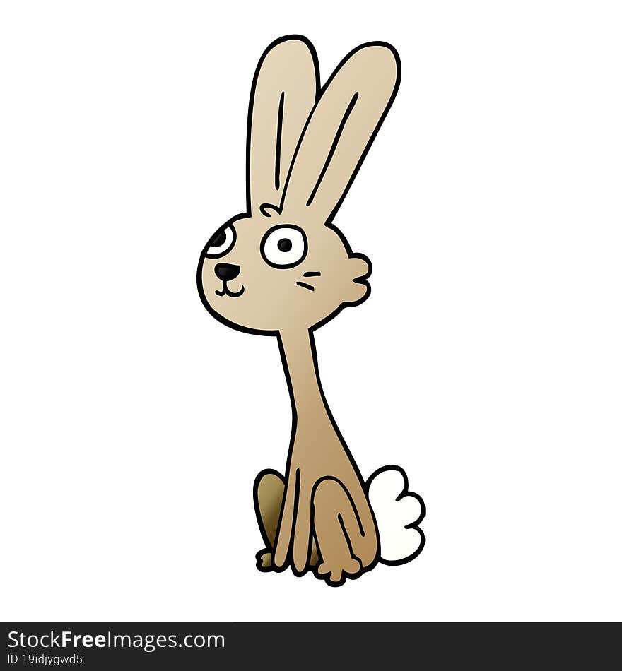 Cartoon Doodle Rabbit