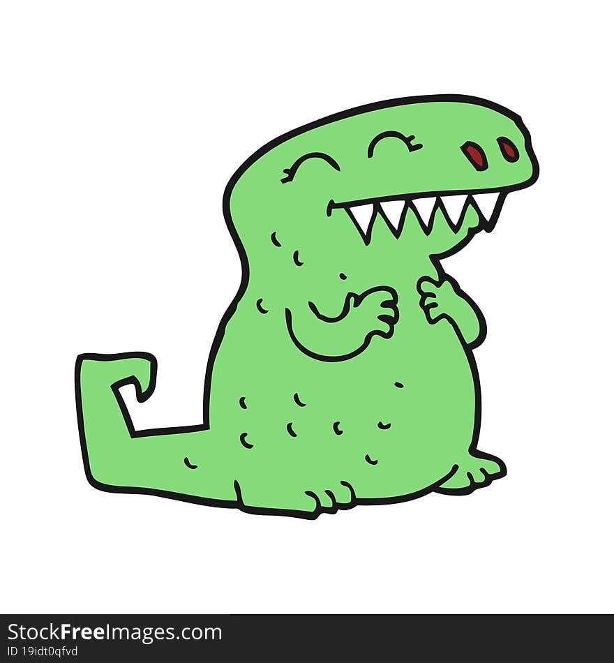 cartoon dinosaur