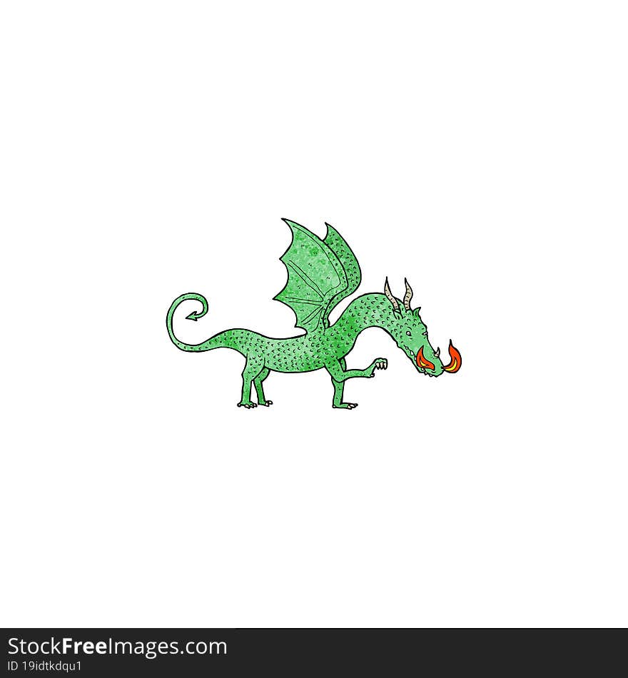 cartoon dragon