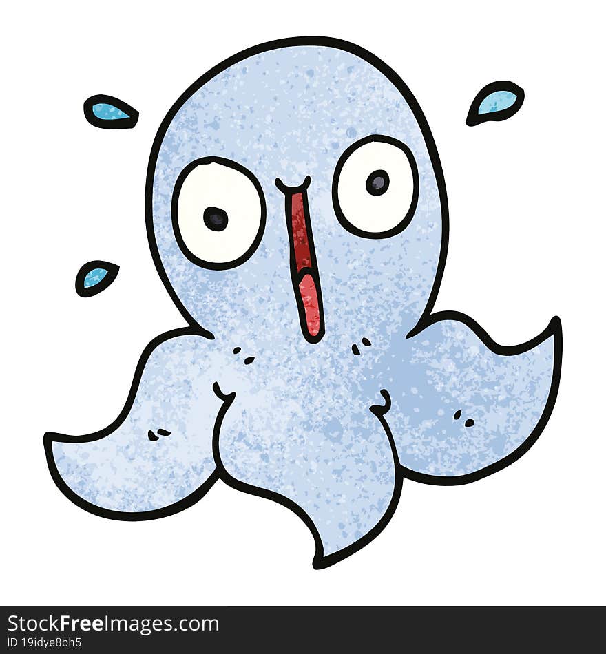 cartoon doodle funny octopus