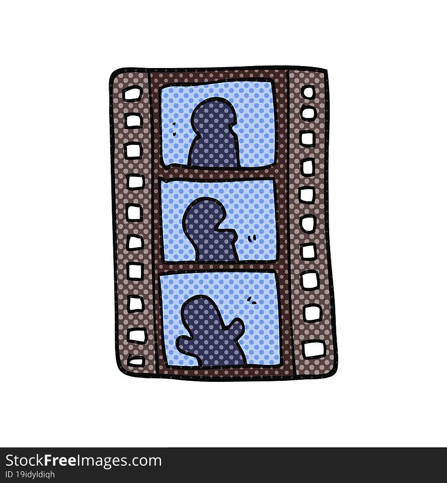 cartoon film strip