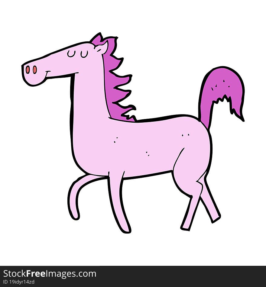 cartoon horse