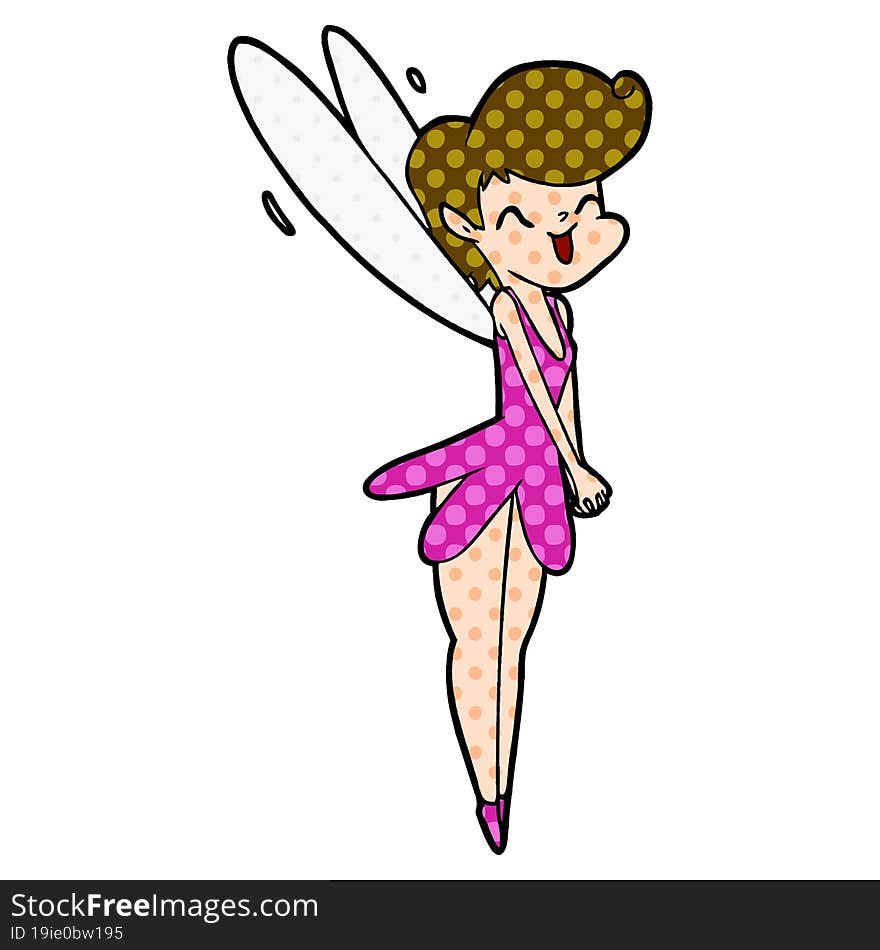 cartoon fairy. cartoon fairy