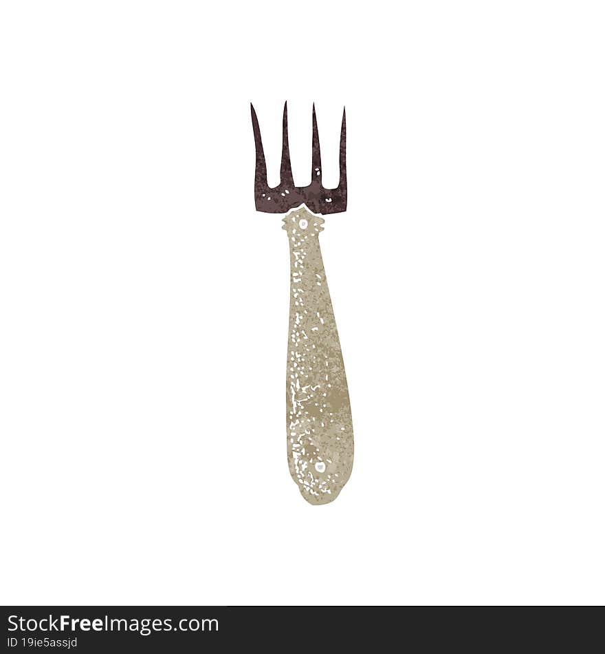 Cartoon Fork