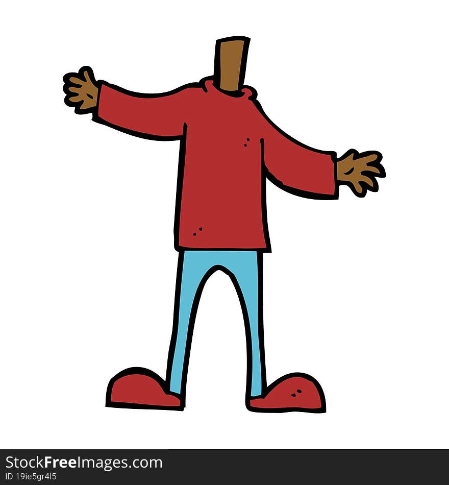 Cartoon Body (mix And Match Cartoons Or Add Your Own Photo Head