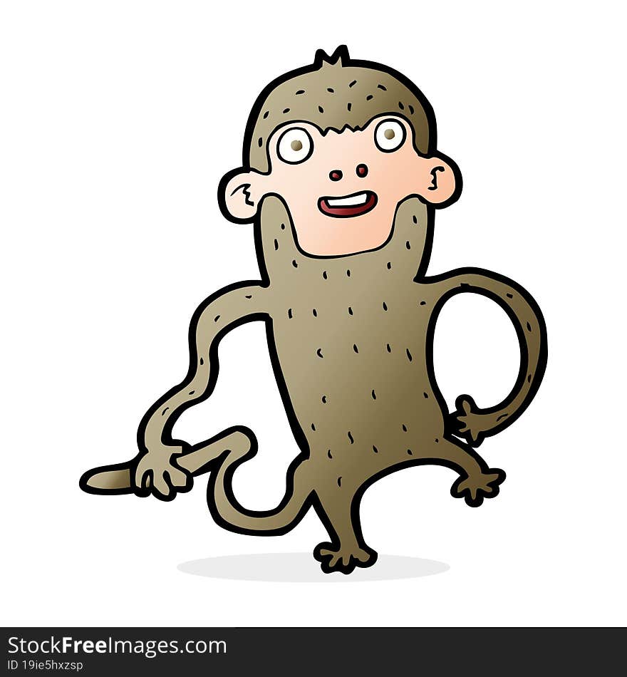 cartoon monkey