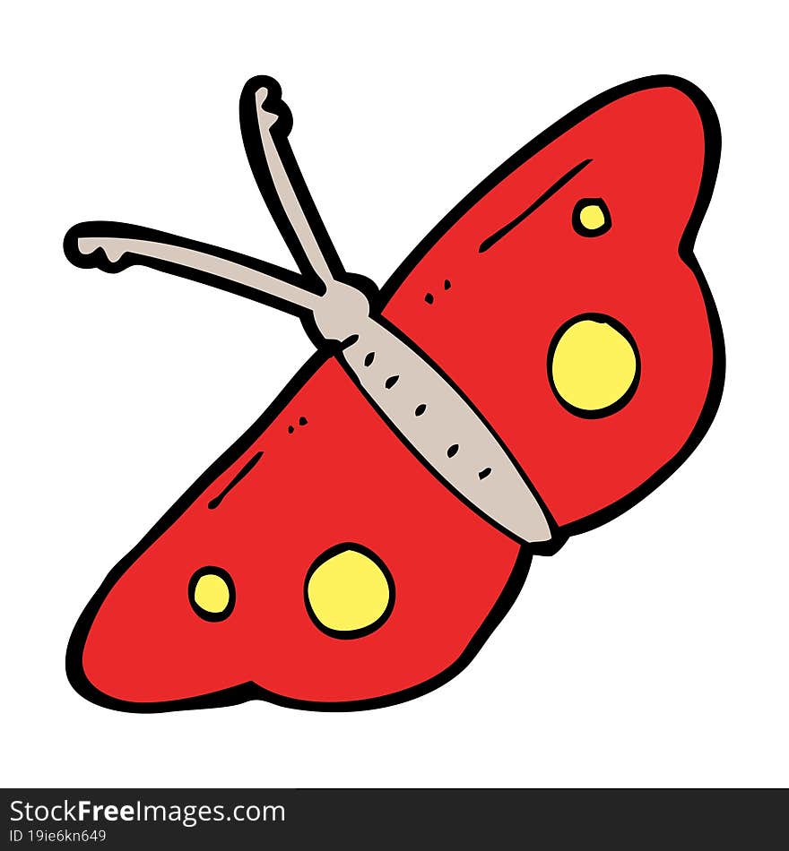 Cartoon Butterfly Symbol