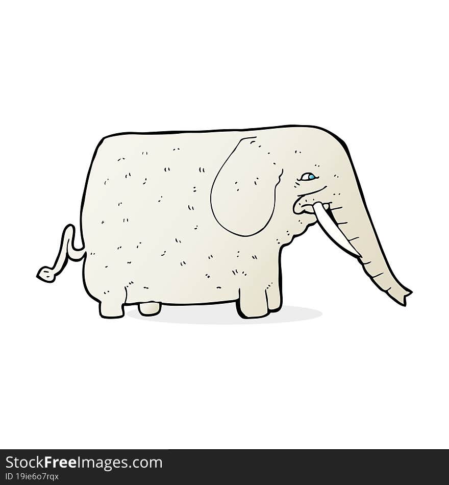 cartoon big elephant