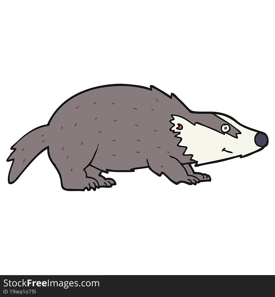 Cartoon Badger