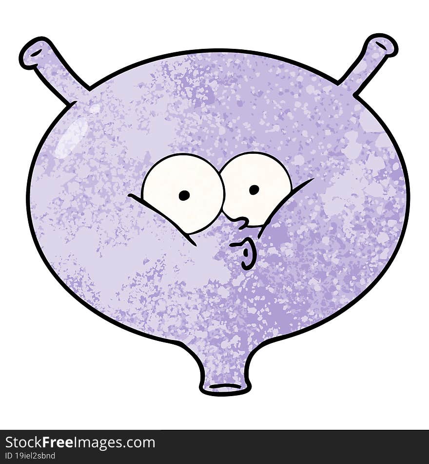 cartoon bladder. cartoon bladder