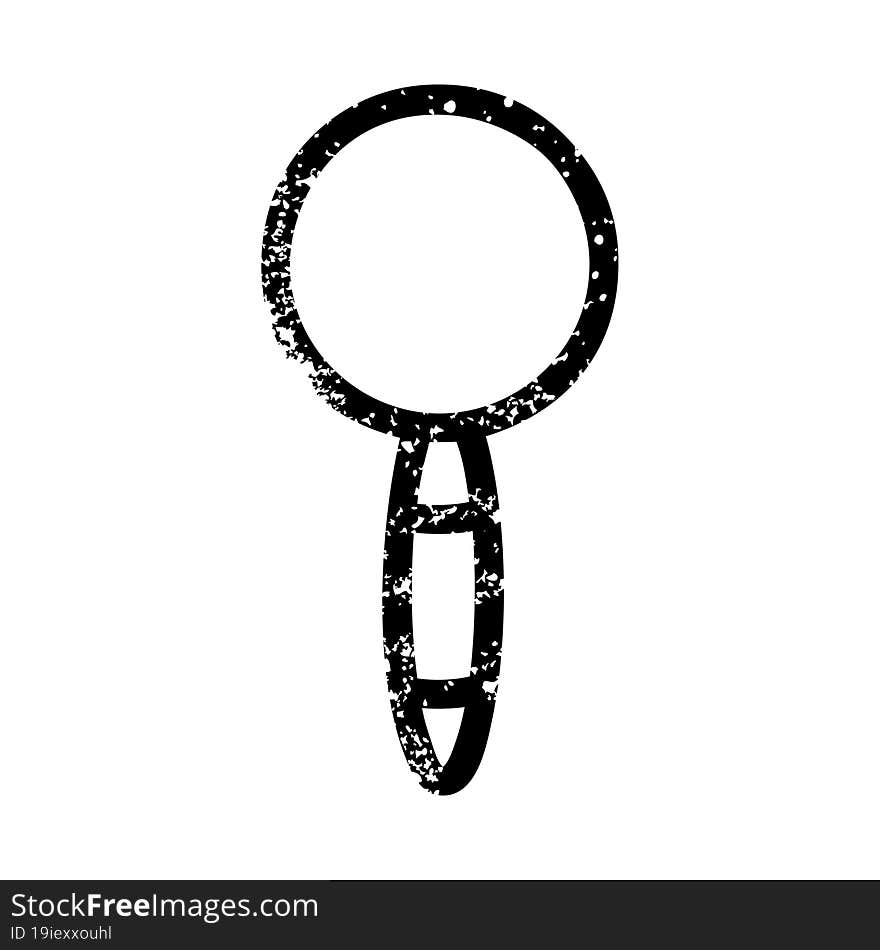 magnifying glass distressed icon