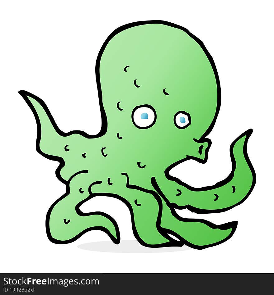 Cartoon Octopus