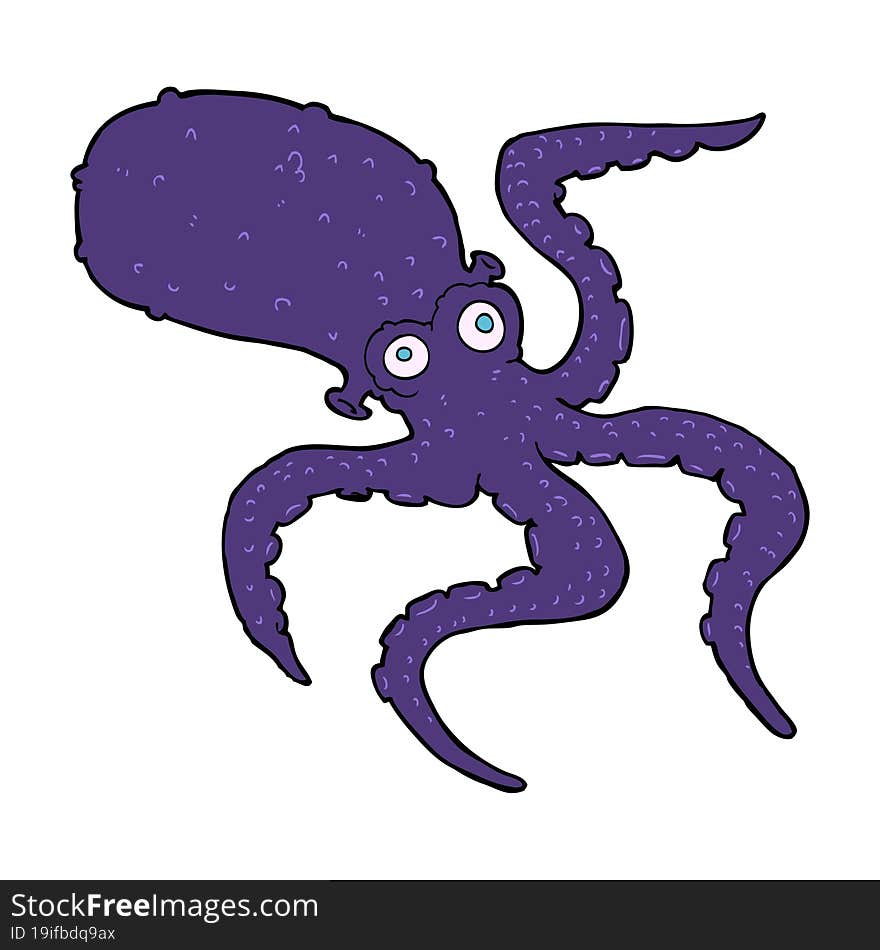 cartoon octopus