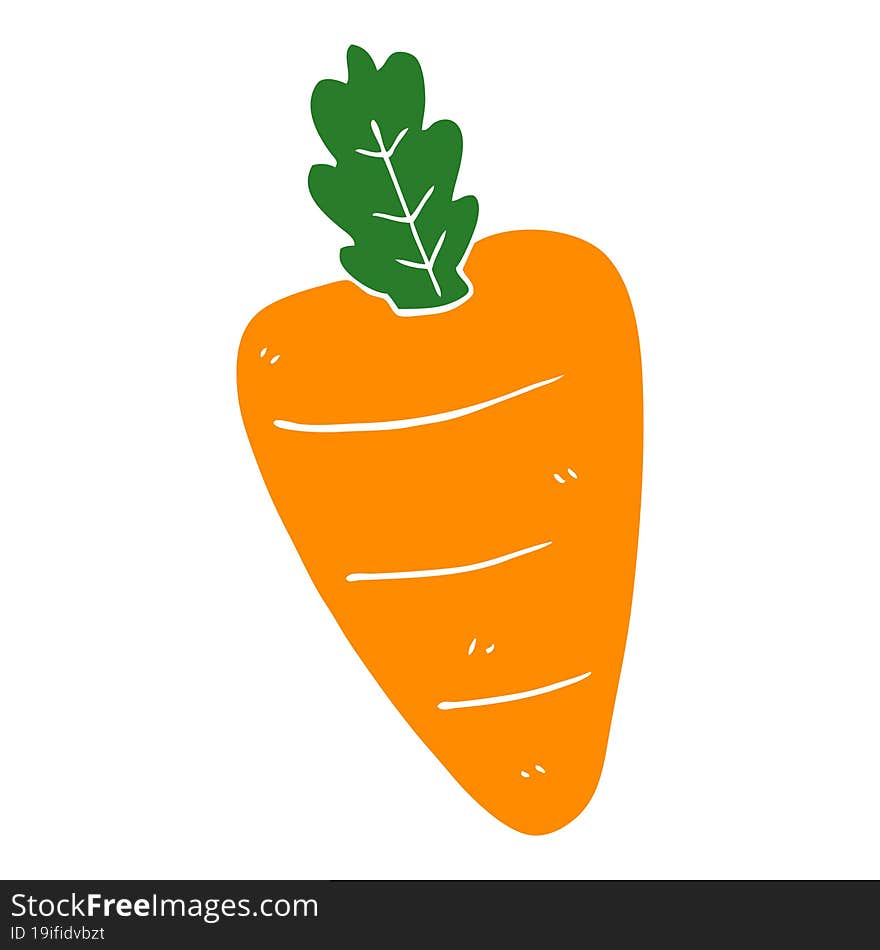 cartoon doodle carrot