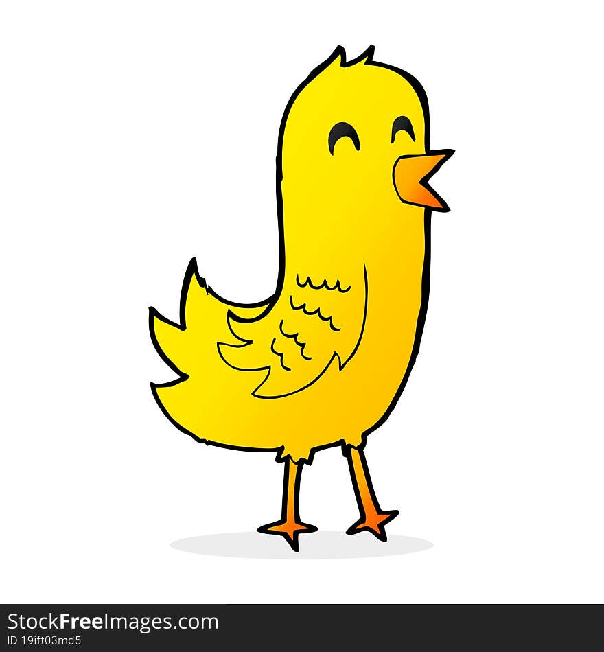 Cartoon Happy Bird