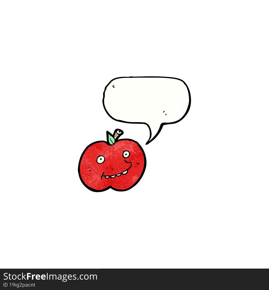 cartoon apple