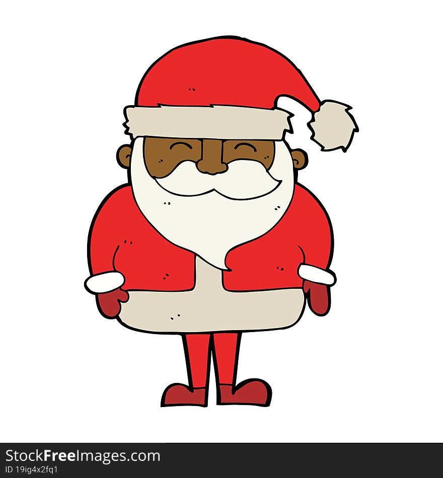 cartoon santa claus