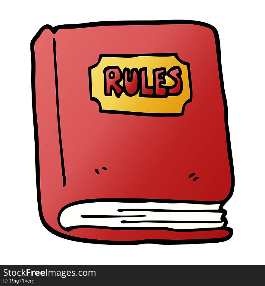 cartoon doodle rule book