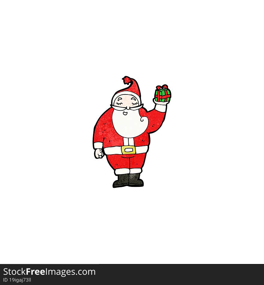 cartoon santa claus