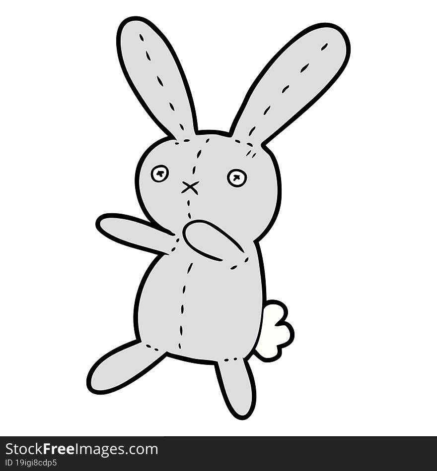 cartoon toy rabbit. cartoon toy rabbit