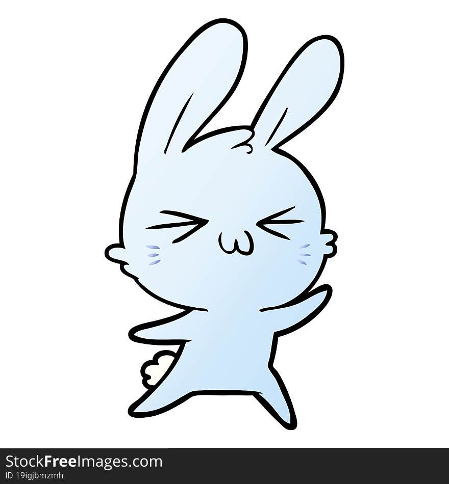 cute cartoon rabbit. cute cartoon rabbit