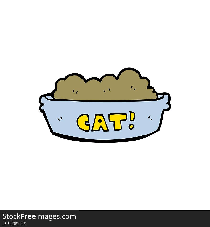 cartoon cat food