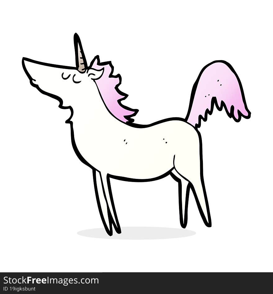 cartoon unicorn