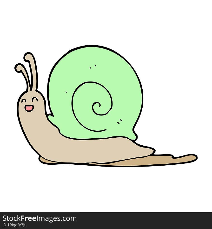 Cartoon Snail