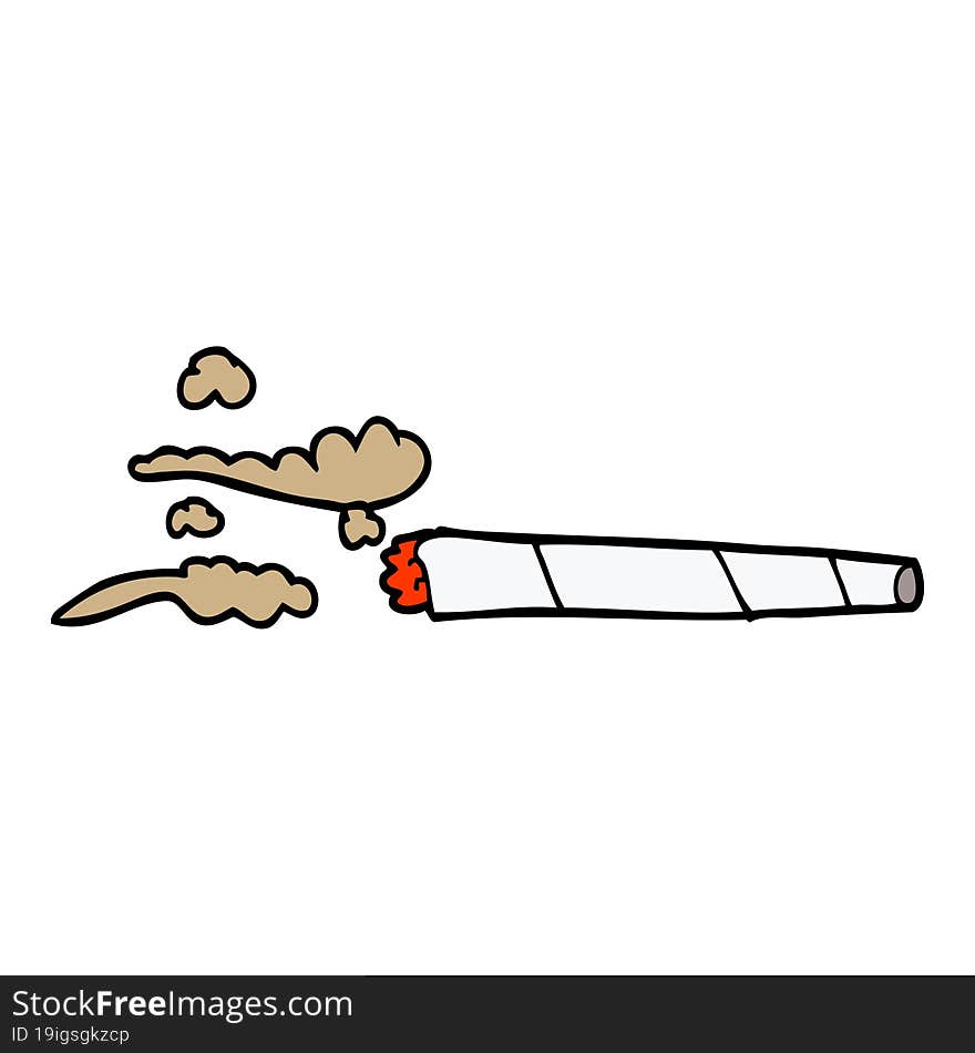 Cartoon Doodle Lit Joint