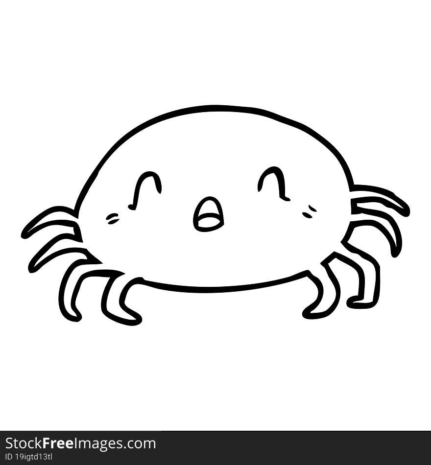 line drawing of a halloween spider. line drawing of a halloween spider