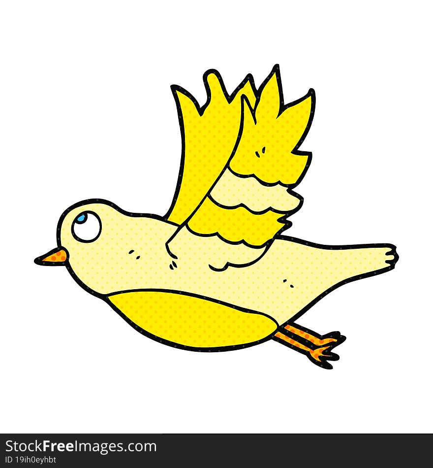 Cartoon Bird Flying