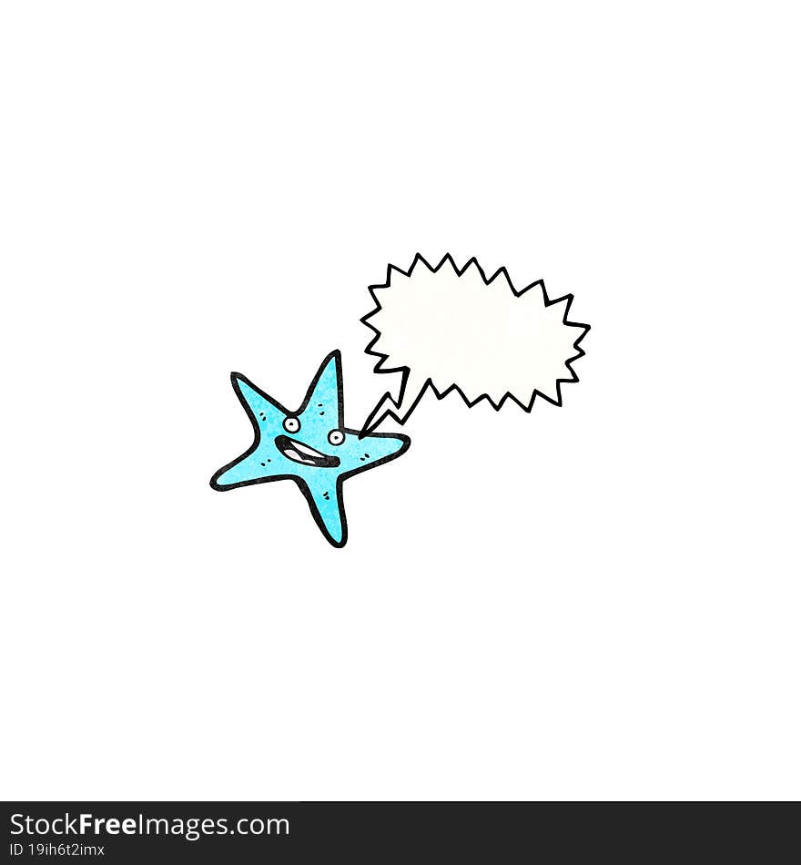 starfish cartoon character