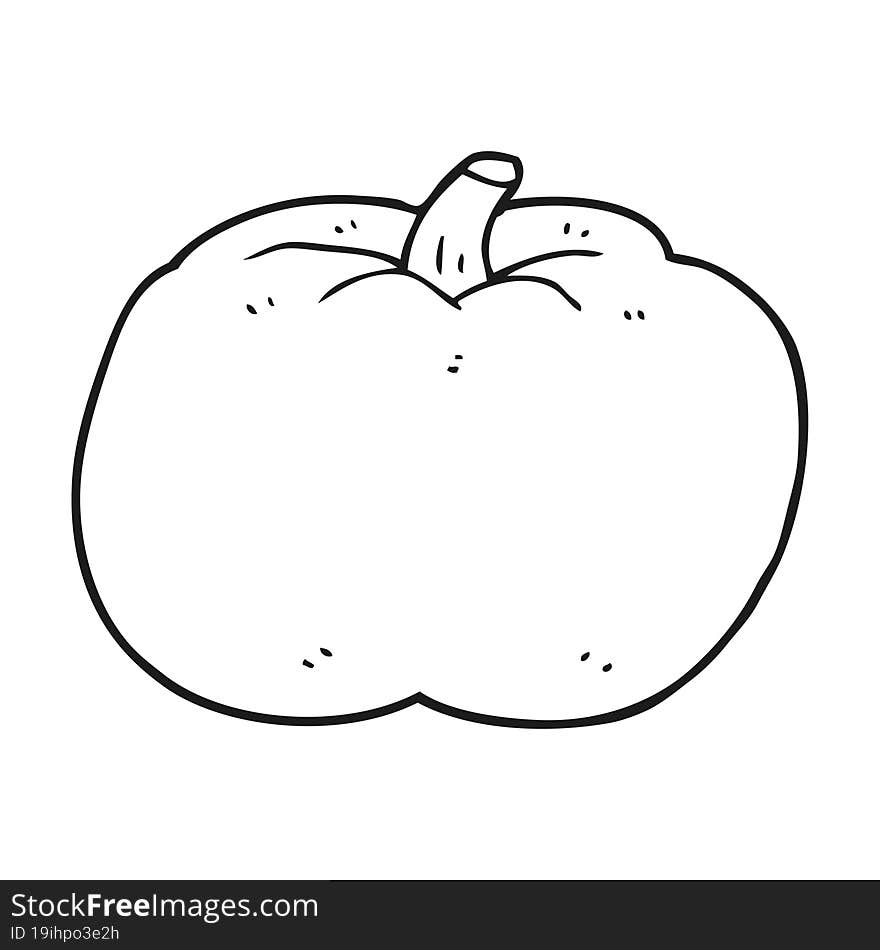 black and white cartoon tomato