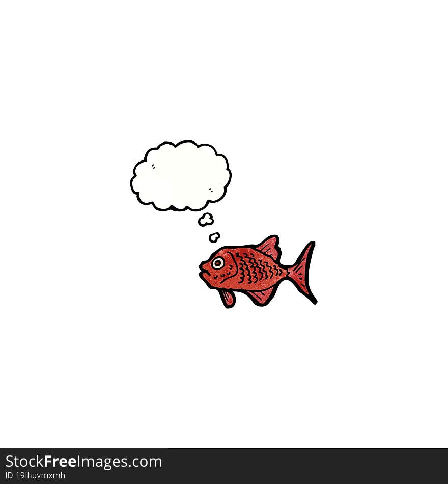 cartoon red fish