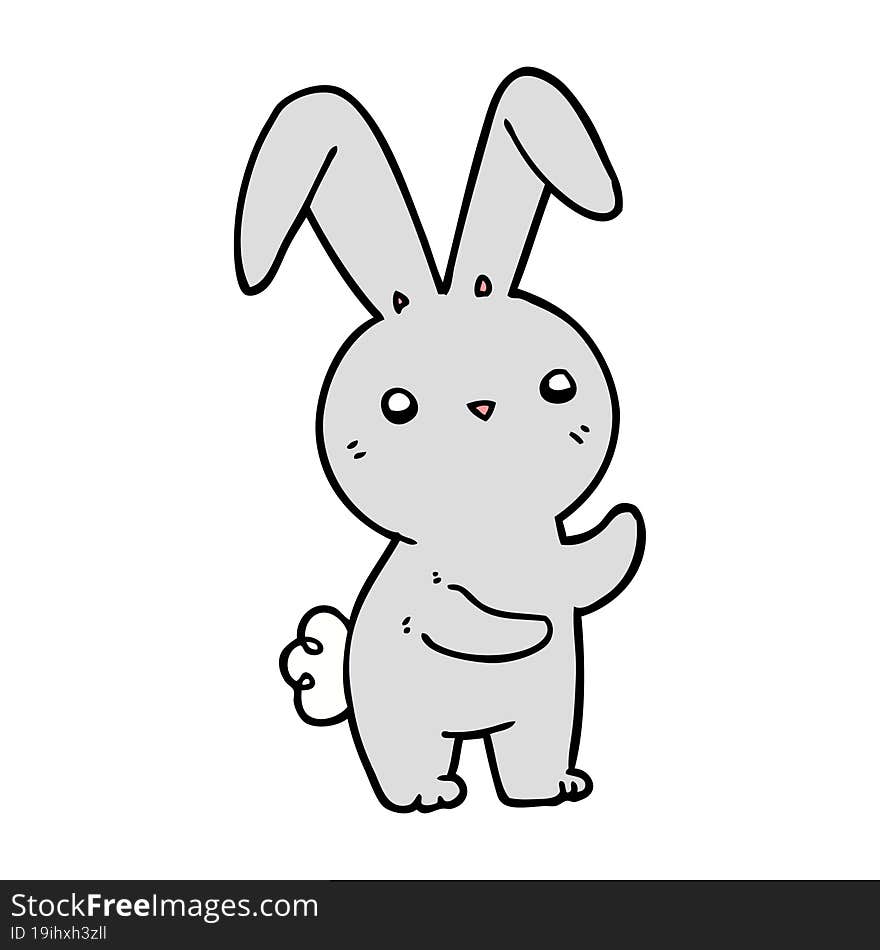 cute cartoon rabbit