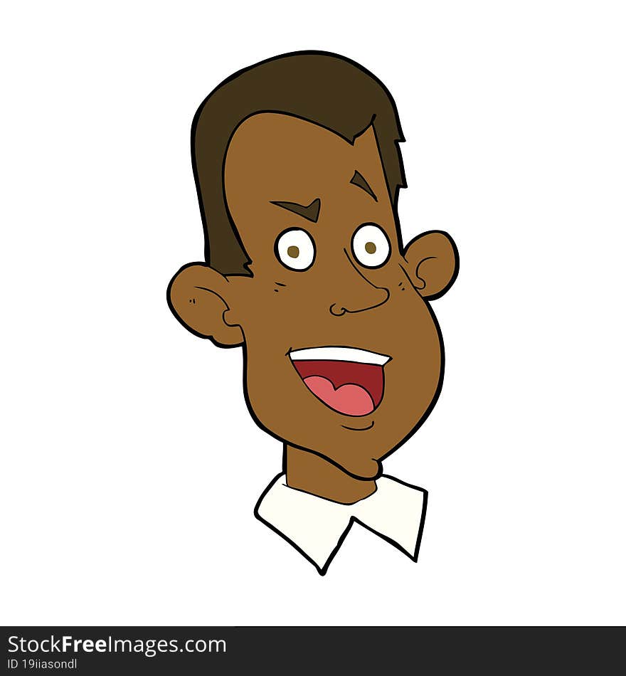 Cartoon Male Face